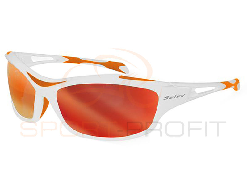 Okulary Selev Serie 200 S200 14 biało/pomarańczowe - Sklep Rowerowy  Sport-Profit