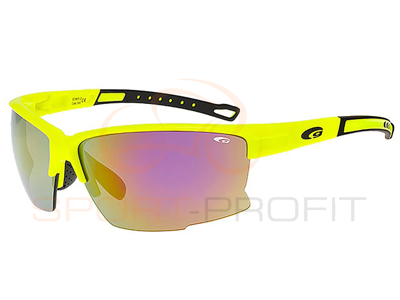 Okulary Goggle E583-2 z wymiennymi szkłami żółto-czarne - Sklep Rowerowy  Sport-Profit