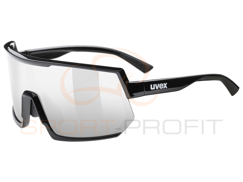 Okulary Uvex Sportstyle 235 szkła srebrne lustrzane czarne - Sklep Rowerowy  Sport-Profit