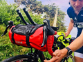Torba bikepacking'owa na kierownicę Zefal Z Advanture F10 10L czarno-czerwona