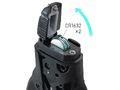 Zestaw hamulcowy przedni Shimano 105 Di2 ST-R7170/BR-R7170 do hamulców tarczowych 2x12 1000mm okładziny żywiczne