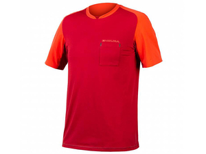 Koszulka Endura GV500 Foyle T Rusty Red 