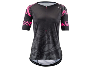  Koszulka damska SILVINI women's MTB jersey Stabina black/pink