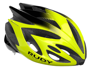 Kask Rudy Project Rush Yellow Fluo Black shiny 