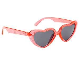 Okulary dla dziewczynki 3-6 lat Minibrilla Vendela w kształcie serc różowe