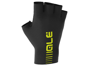 Rękawiczki ALÉ Sunselect Crono Guanti czarno-żółte fluo