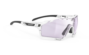 Okulary fotochromowe Rudy Project Cutline ImpactX Photochromic 2 White Gloss - Purple