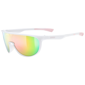 Okulary dziecięce Uvex Sportstyle 515 white matt/mirror pink