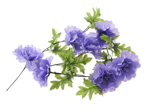 Kwiatki Basil Girlanda Peony fioletowa-4827